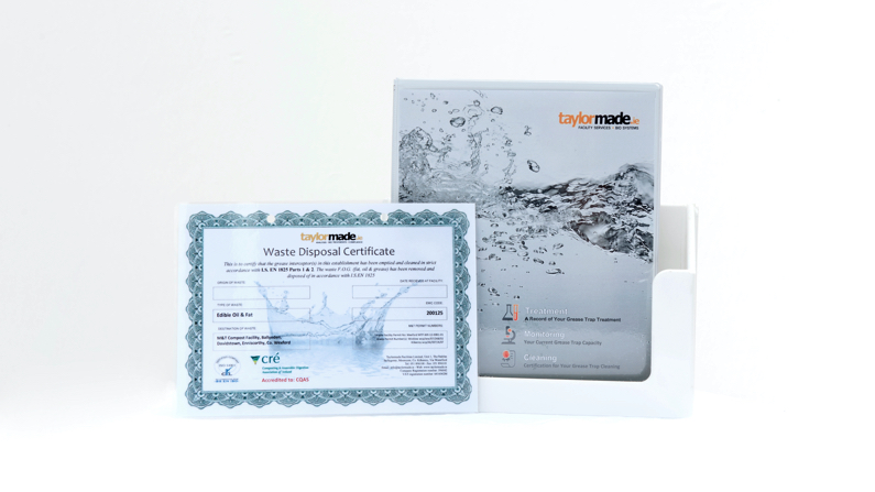 Compliance Manual and a Waste Disposal Certificate